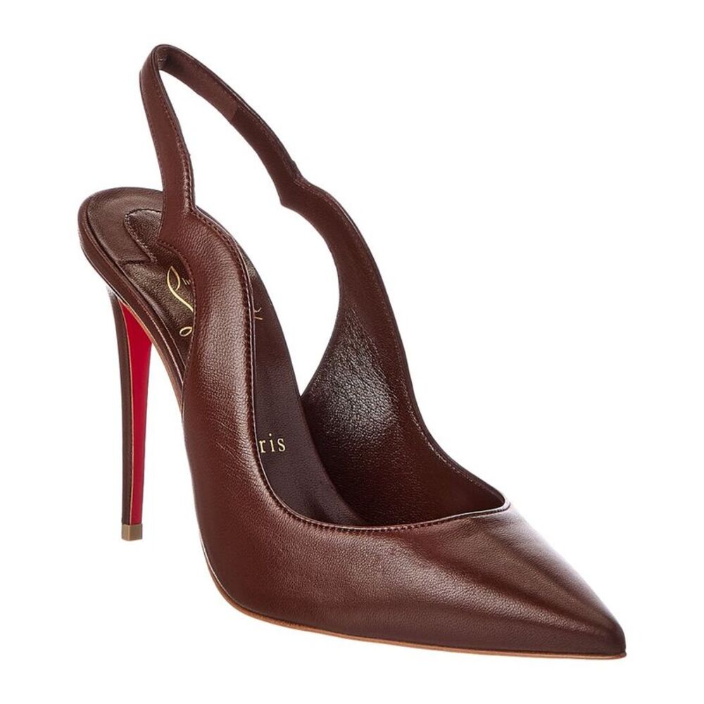 Christian Louboutin 100 Leather Slingback Pump